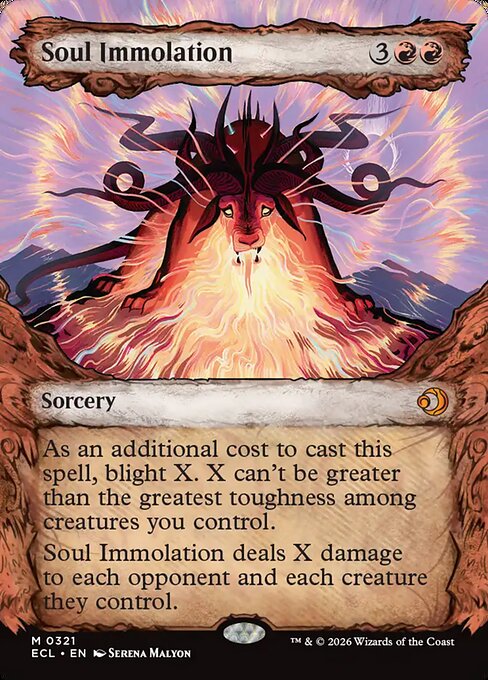 Soul Immolation (ECL 321) [Lorwyn Eclipsed]