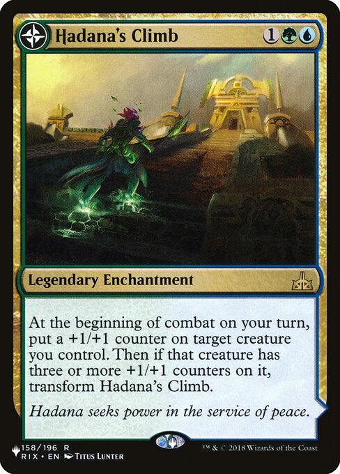 Hadana's Climb // Winged Temple of Orazca (PLST RIX-158) [The List]