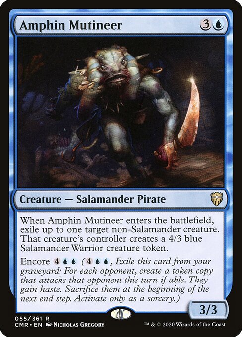 Amphin Mutineer (CMR 55) [Commander Legends]