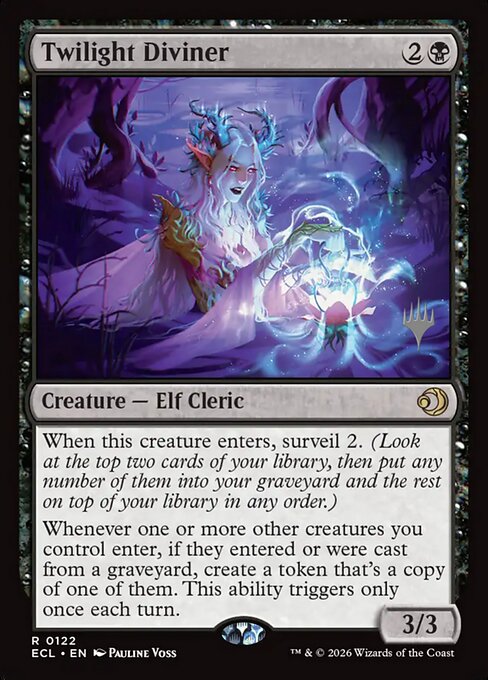 Twilight Diviner (PECL 122p) [Lorwyn Eclipsed Promos]