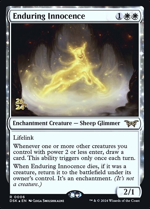 Enduring Innocence (PDSK 6s) [Duskmourn: House of Horror Promos]