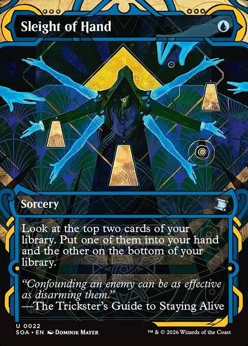 Sleight of Hand (SOA 22) [Secrets of Strixhaven Mystical Archive]