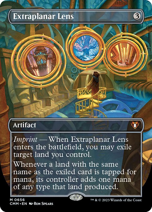 Extraplanar Lens (Borderless) (CMM 656) [Commander Masters]