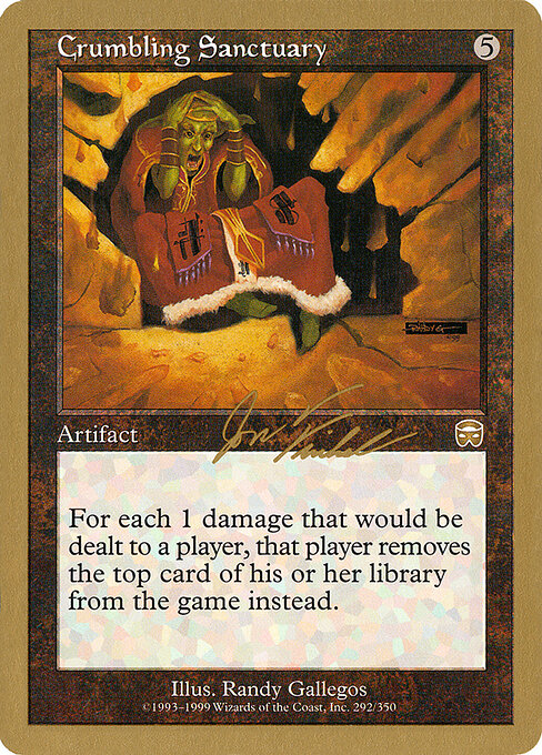 Crumbling Sanctuary (WC00 jf292) [World Championship Decks 2000]