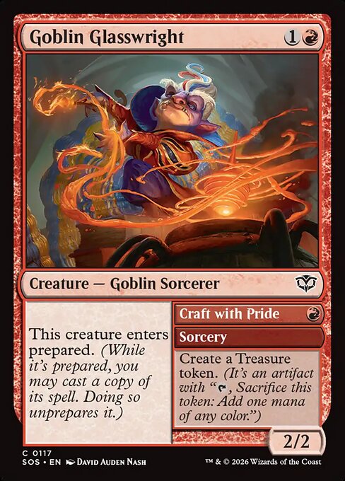 Goblin Glasswright // Craft with Pride (SOS 117) [Secrets of Strixhaven]