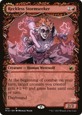 Reckless Stormseeker // Storm-Charged Slasher (Showcase Equinox) [Innistrad: Midnight Hunt]