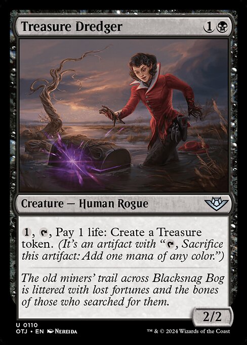 Treasure Dredger (OTJ 110) [Outlaws of Thunder Junction]
