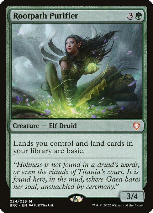 Rootpath Purifier (BRC 24) [The Brothers' War Commander]