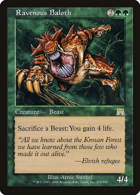 Ravenous Baloth (ONS 278) [Onslaught]