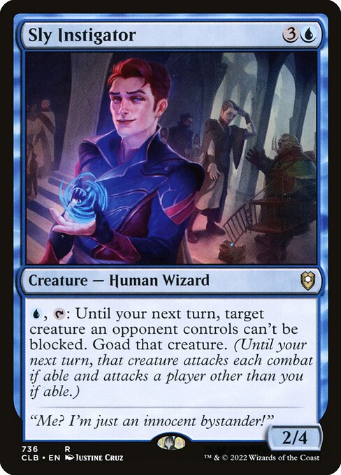 Sly Instigator (CLB 736) [Commander Legends: Battle for Baldur's Gate]