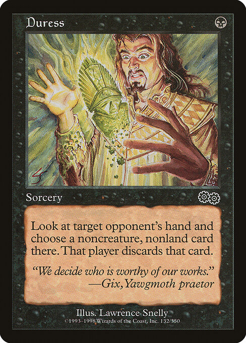 Duress (USG 132) [Urza's Saga]