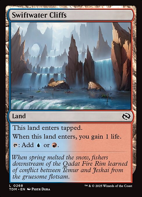 Swiftwater Cliffs (TDM 268) [Tarkir: Dragonstorm]