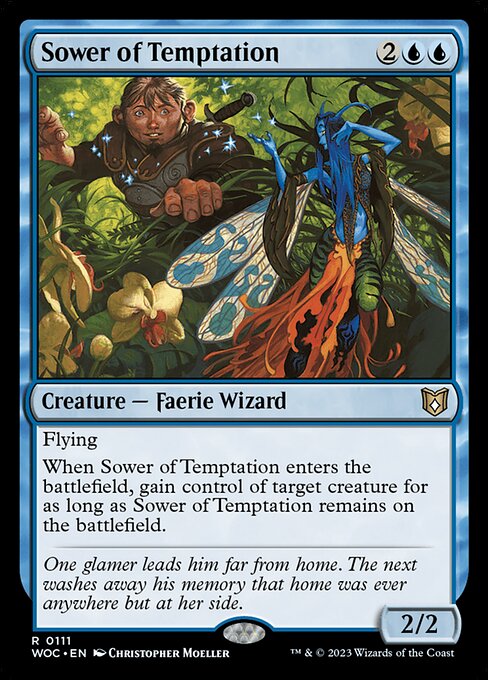 Sower of Temptation (WOC 111) [Wilds of Eldraine Commander]