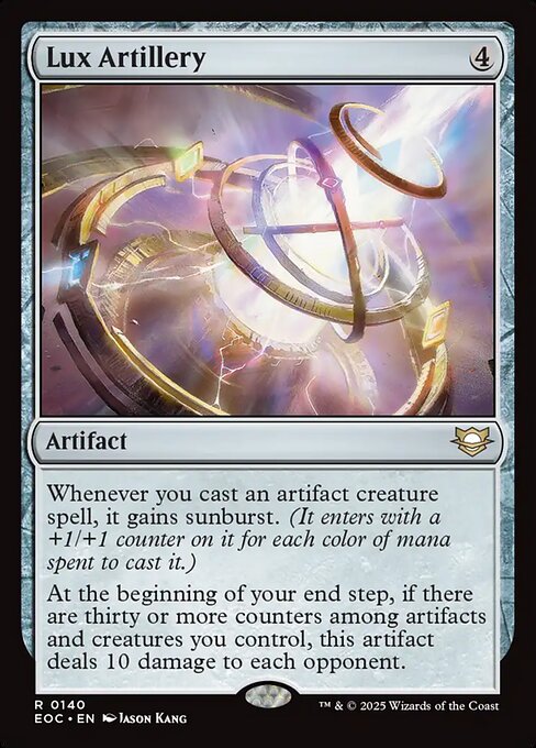 Lux Artillery (EOC 140) [Edge of Eternities Commander]