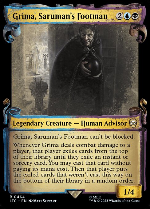 Gríma, Saruman's Footman (Showcase) (LTC 464) [Tales of Middle-earth Commander]