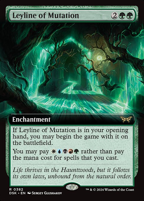 Leyline of Mutation (DSK 382) [Duskmourn: House of Horror]