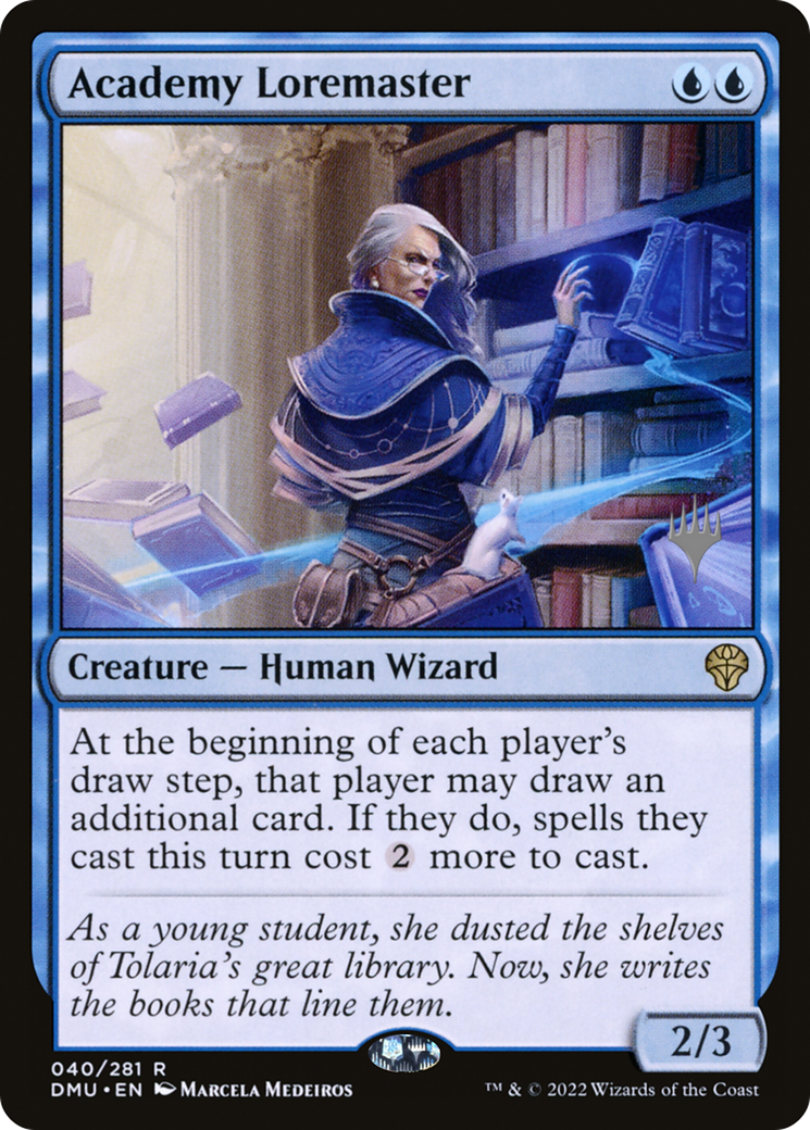 Academy Loremaster (Promo Pack) [Dominaria United Promos]