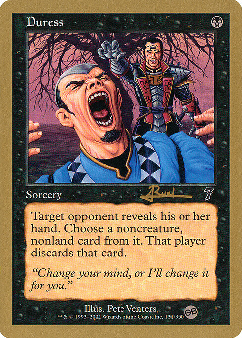 Duress (WC01 ar131sb) [World Championship Decks 2001]