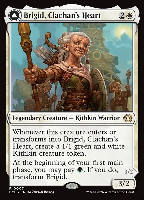 Brigid, Clachan's Heart // Brigid, Doun's Mind (ECL 7) [Lorwyn Eclipsed]
