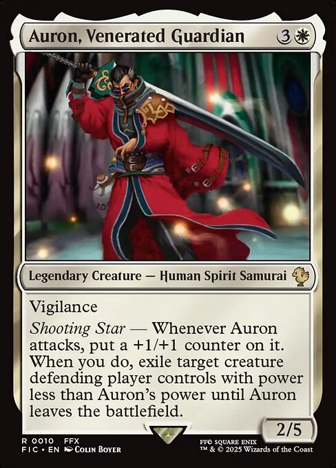 Auron, Venerated Guardian (FIC 10) [Final Fantasy Commander]