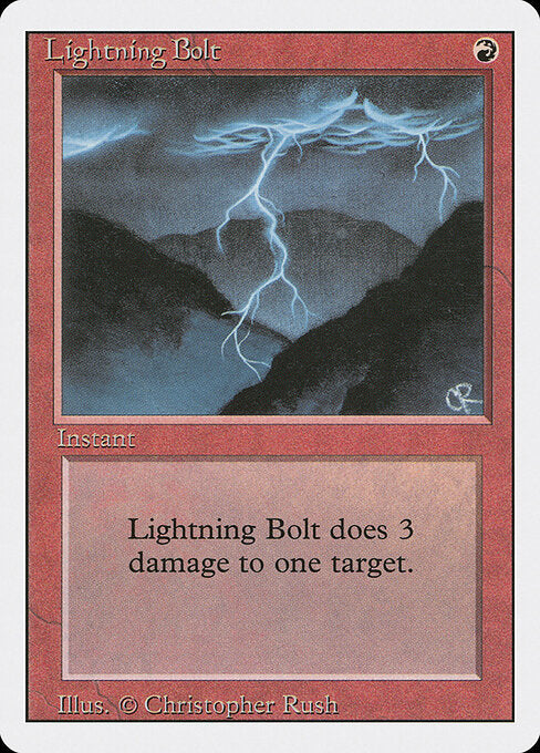Lightning Bolt (3ED 162) [Revised Edition]