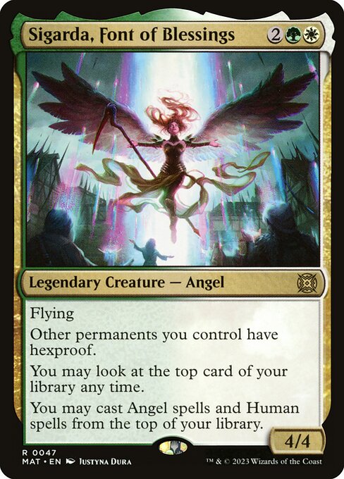 Sigarda, Font of Blessings (MAT 47) [March of the Machine: The Aftermath]