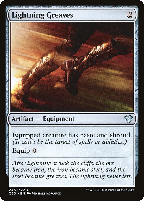 Lightning Greaves (C20 245) [Commander 2020]