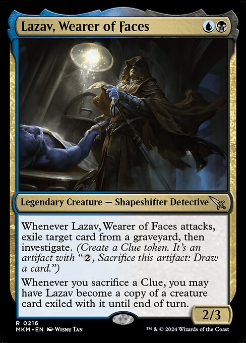 Lazav, Wearer of Faces (MKM 216) [Murders at Karlov Manor]