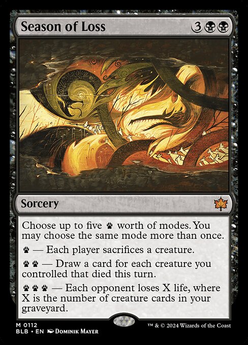 Season of Loss (BLB 112) [Bloomburrow]
