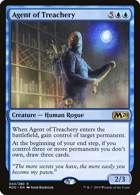 Agent of Treachery (M20 43) [Core Set 2020]