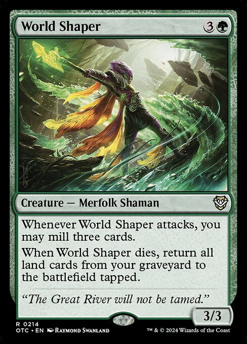 World Shaper (OTC 214) [Outlaws of Thunder Junction Commander]