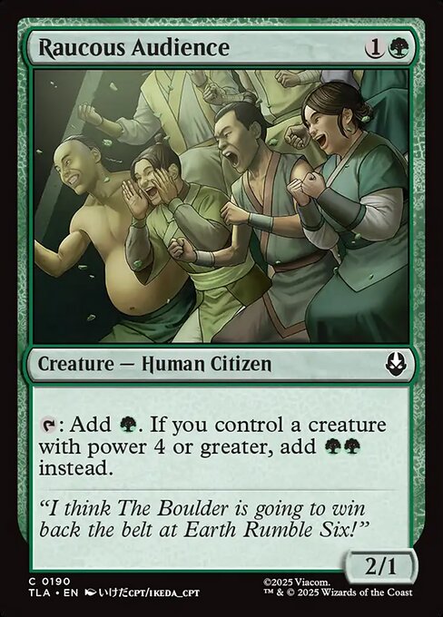 Raucous Audience (TLA 190) [Avatar: The Last Airbender]