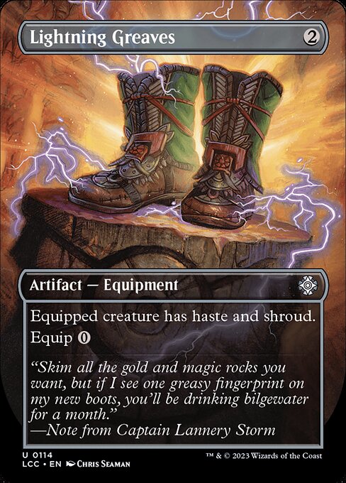 Lightning Greaves (LCC 114) [The Lost Caverns of Ixalan Commander]