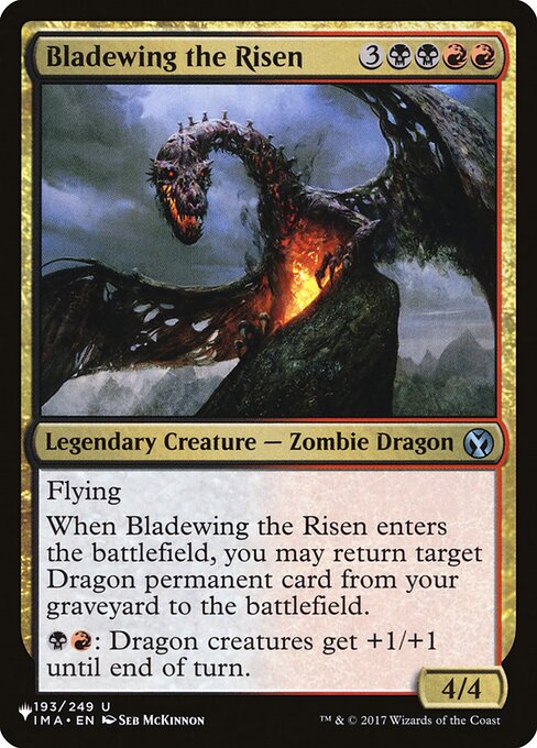 Bladewing the Risen (PLST IMA-193) [The List]