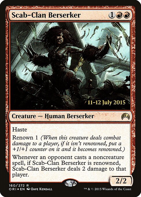 Scab-Clan Berserker (PORI 160s) [Magic Origins Promos]