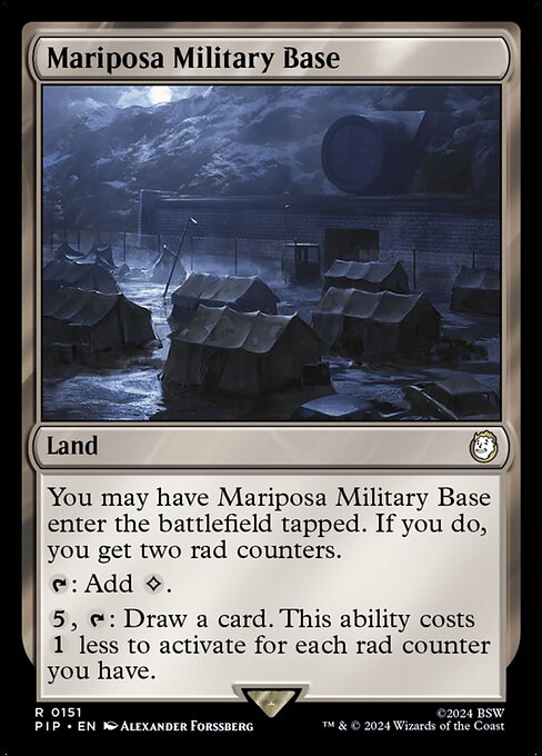 Mariposa Military Base (PIP 151) [Fallout]