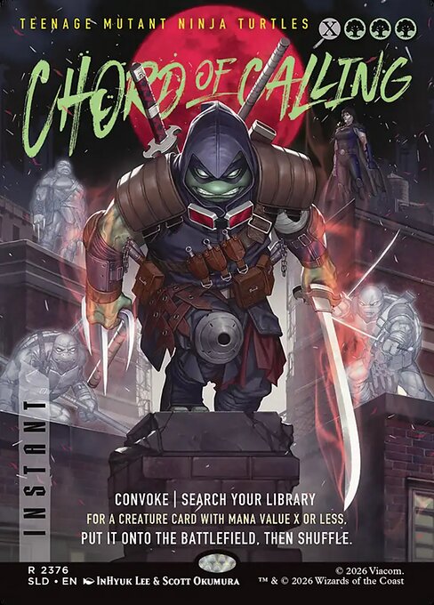Chord of Calling (Borderless · Full Art) (SLD 2376) [Secret Lair Drop]