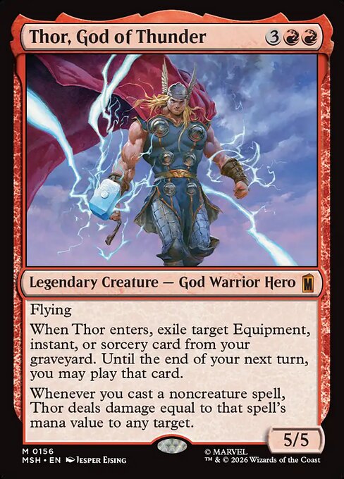 Thor, God of Thunder (MSH 156) [Marvel Super Heroes]