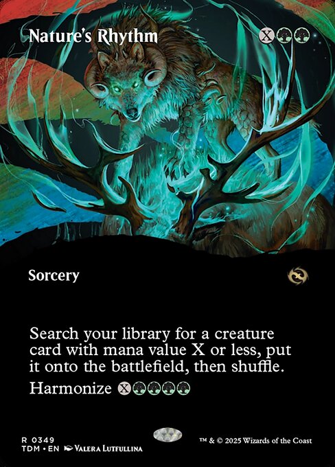 Nature's Rhythm (TDM 349) [Tarkir: Dragonstorm]