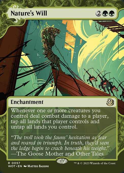 Nature's Will (WOT 57) [Wilds of Eldraine: Enchanting Tales]