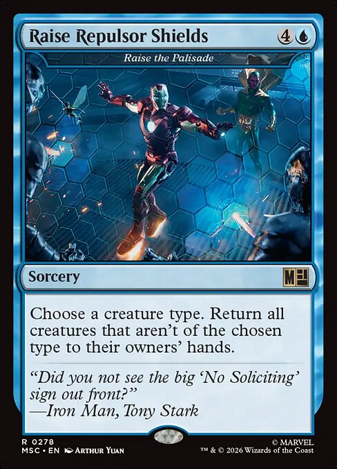 Raise Repulsor Shields - Raise the Palisade (MSC 278) [Marvel Super Heroes Commander]