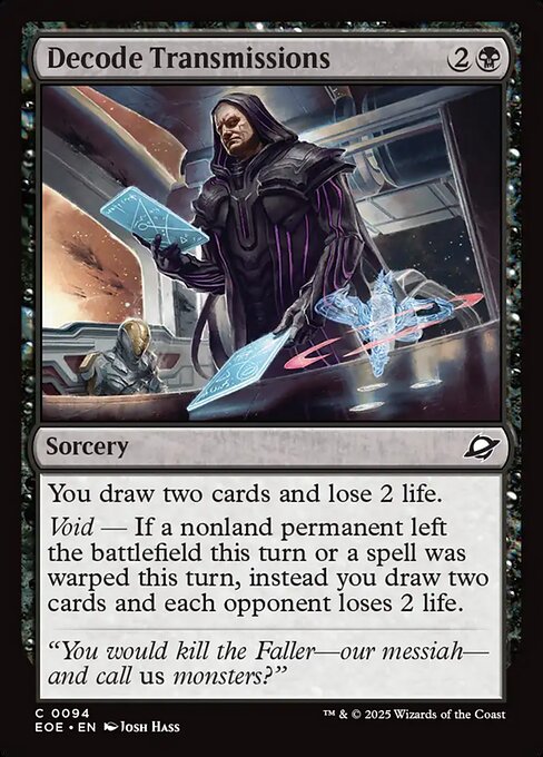 Decode Transmissions (EOE 94) [Edge of Eternities]