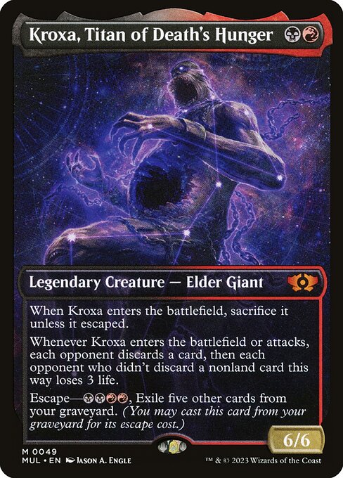 Kroxa, Titan of Death's Hunger (Showcase) (MUL 49) [Multiverse Legends]