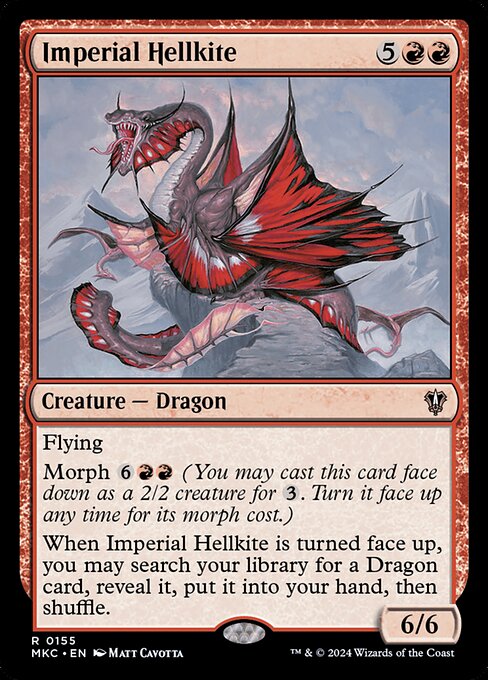 Imperial Hellkite (MKC 155) [Murders at Karlov Manor Commander]