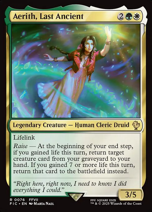 Aerith, Last Ancient (FIC 76) [Final Fantasy Commander]