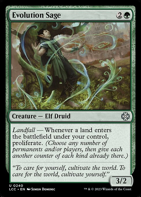 Evolution Sage (LCC 240) [The Lost Caverns of Ixalan Commander]
