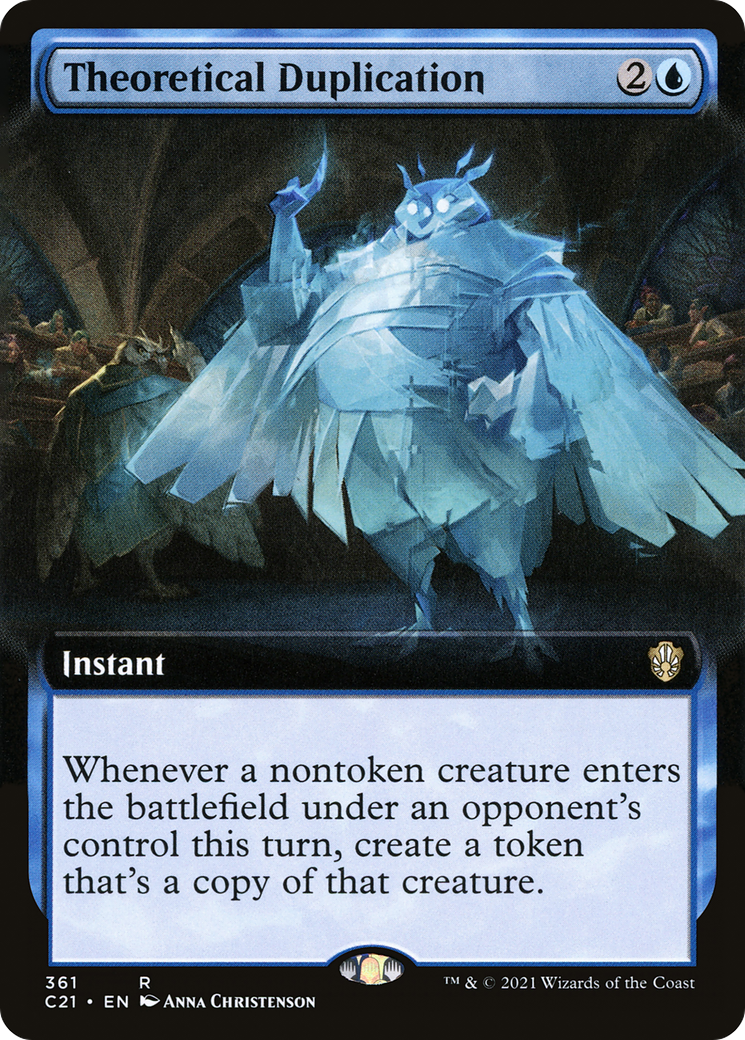 Theoretical Duplication (Extended Art) [Commander 2021]
