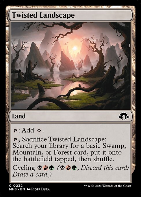 Twisted Landscape (MH3 232) [Modern Horizons 3]