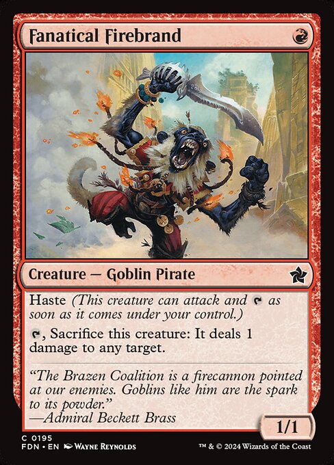 Fanatical Firebrand (FDN 195) [Foundations]