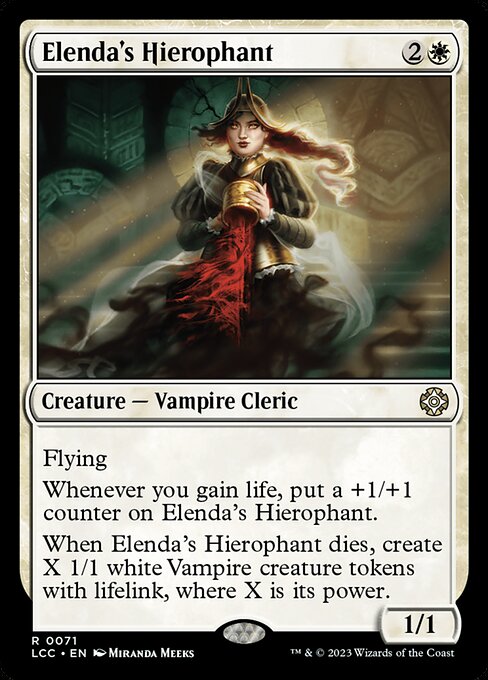 Elenda's Hierophant (LCC 71) [The Lost Caverns of Ixalan Commander]